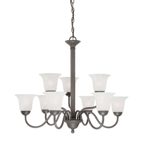 Elk Riva 9 Light CHANDELIER in Painted Bronze Finish Model: SL881363