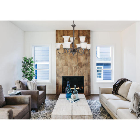 Elk Riva 9 Light CHANDELIER in Painted Bronze Finish Model: SL881363