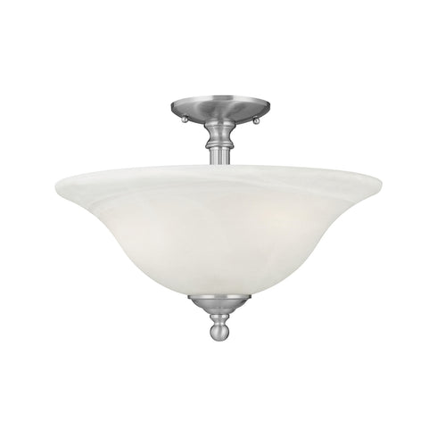 Elk Riva SEMI FLUSH MOUNT in Brushed Nickel Finish Model: SL869678