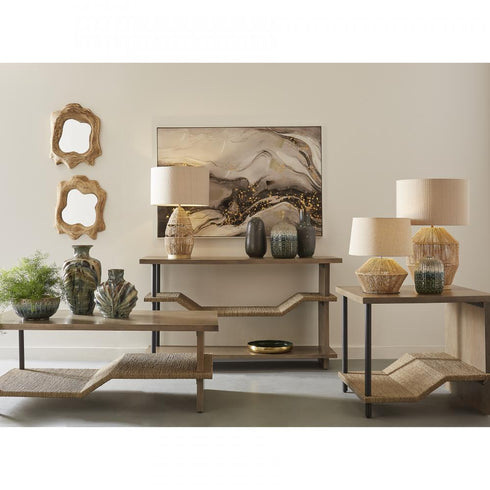 Elk Riverview Accent Table Gray in Polished Slate Finish Model: S0075-9881