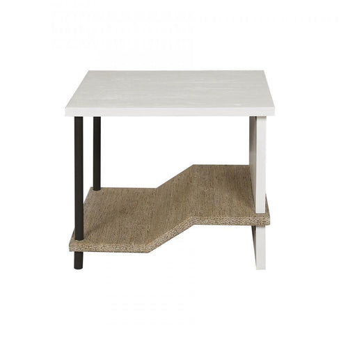 Elk Riverview Accent Table White in Checkmate White Finish Model: S0075-9969