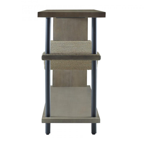 Elk Riverview Console Table Gray in Polished Slate Finish Model: S0075-9880