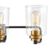 Elk Robins VANITY LIGHT in Matte Black Brushed Brass Brushed Brass Finish Model: 46613/4