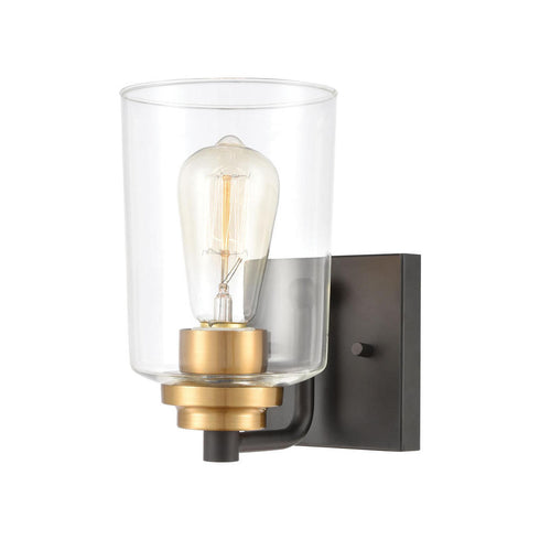 Elk Robins VANITY LIGHT in Matte Black Finish Model: 46610/1