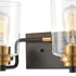 Elk Robins VANITY LIGHT in Matte Black Finish Model: 46611/2