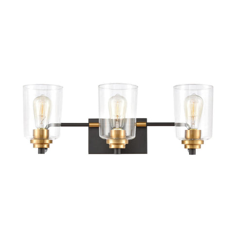 Elk Robins VANITY LIGHT in Matte Black Finish Model: 46612/3