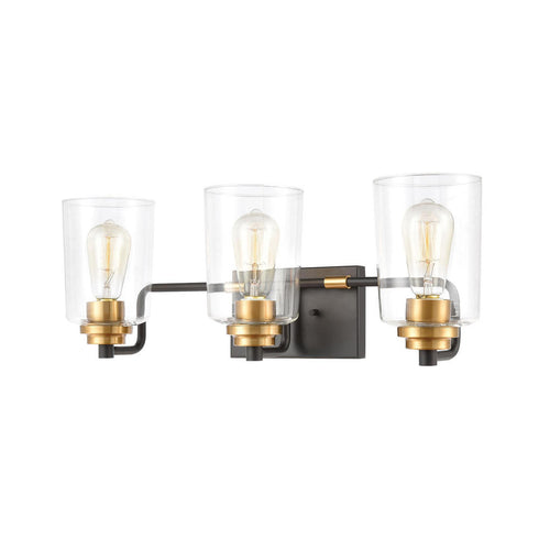 Elk Robins VANITY LIGHT in Matte Black Finish Model: 46612/3