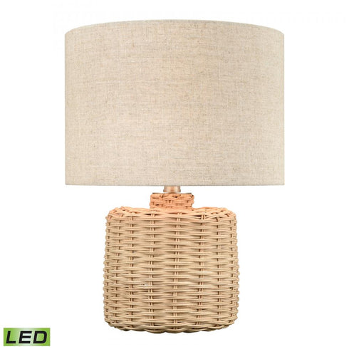 Elk Roscoe 18 Inch High 1 Light Table Lamp in Natural Includes LED Bulb Model: S0019-8019-LED