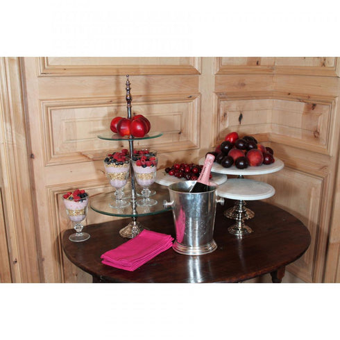 Elk Round Bistro Etagere Shelf in Nickel Finish Model: ETAG003-SHELF