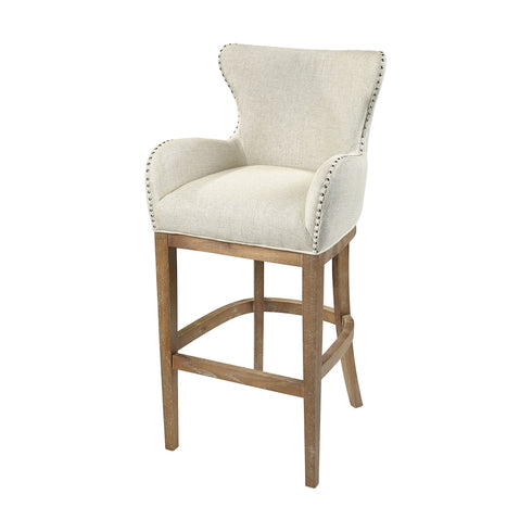 Elk Roxie STOOL in Linen Finish Model: 1204-032