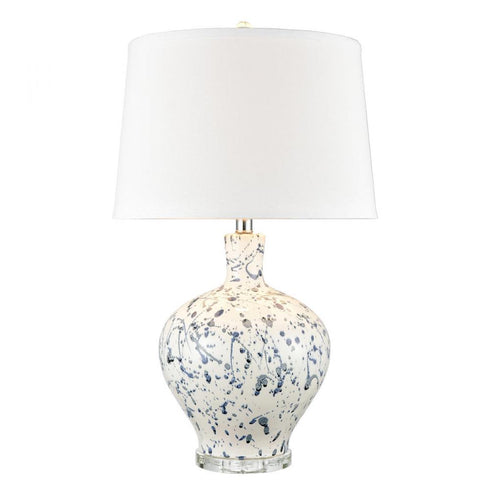 Elk Rueben Crescent TABLE LAMP in Blue Finish Model: H0019-8030