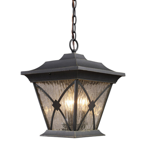 Elk Rutland 3 Light HANGING in Hazelnut Bronze Finish Model: 42123/1