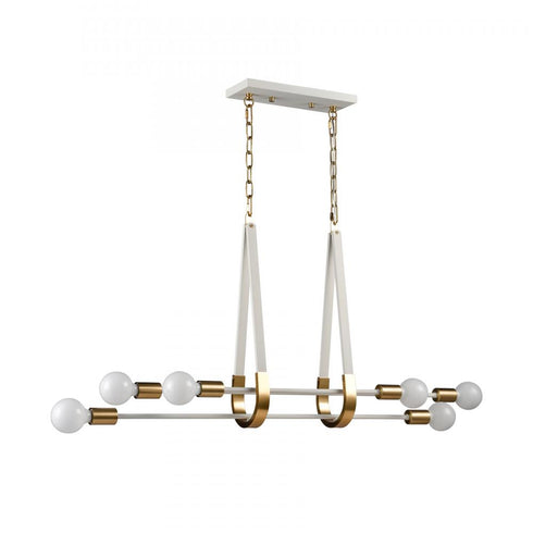 Elk Sabine 42'' Wide 6 Light Linear Chandelier Model: 69315/6
