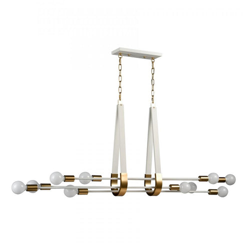 Elk Sabine 58'' Wide 10 Light Linear Chandelier Model: 69316/10
