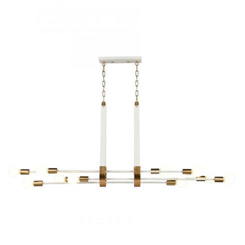 Elk Sabine 58'' Wide 10 Light Linear Chandelier Model: 69316/10