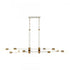 Elk Sabine 58'' Wide 10 Light Linear Chandelier Model: 69316/10