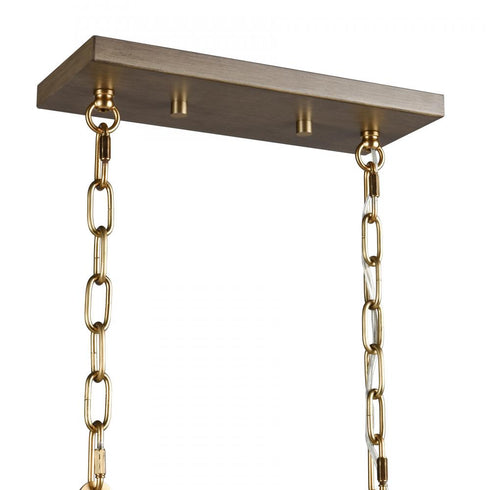 Elk Sabine 58'' Wide 10 Light Linear Chandelier Model: 69326/10