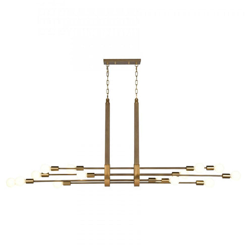 Elk Sabine 72'' Wide 14 Light Linear Chandelier Model: 69327/14