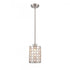 Elk Sagamore 6 Inch Wide 1 Light Mini Pendant in Brushed Nickel Model: 85500/1