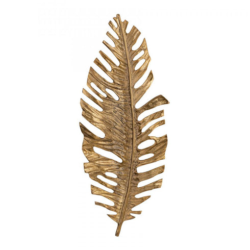 Elk Sago Leaf Dimensional Wall Decor in Antique Gold Model: S0806-11370