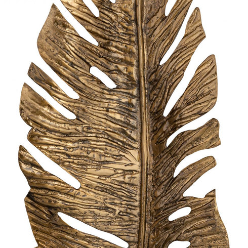 Elk Sago Leaf Dimensional Wall Decor in Antique Gold Model: S0806-11370