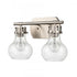 Elk Salamanca 15.5 Inch Wide 2 Light Vanity Light in Satin Nickel Model: 18661/2