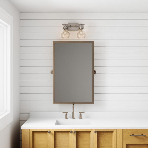 Elk Salamanca 15.5 Inch Wide 2 Light Vanity Light in Satin Nickel Model: 18661/2