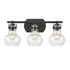 Elk Salamanca 21 Inch Wide 3 Light Vanity Light in Matte Black Model: 18672/3
