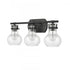 Elk Salamanca 21 Inch Wide 3 Light Vanity Light in Matte Black Model: 18672/3