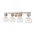 Elk Salamanca 29 Inch Wide 4 Light Vanity Light in Satin Nickel Model: 18663/4