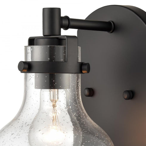 Elk Salamanca 5.5 Inch Wide 1 Light Vanity Light in Matte Black Model: 18670/1