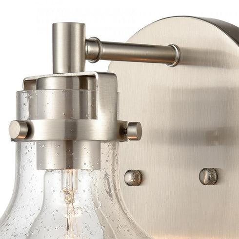 Elk Salamanca 5.5 Inch Wide 1 Light Vanity Light in Satin Nickel Model: 18660/1