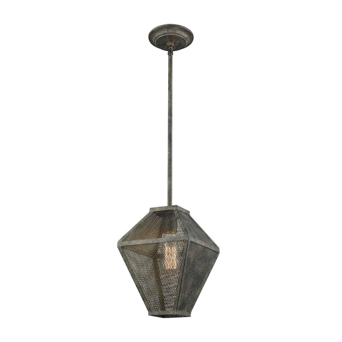 Elk Salisbury 1 Light MINI PENDANT in Malted Rust Finish Model: 31637/1