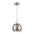 Elk Salt Rim 1 Light MINI PENDANT in Brusjed Nickel Finish Model: D4325