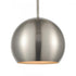 Elk Salt Rim 1 Light MINI PENDANT in Brusjed Nickel Finish Model: D4325