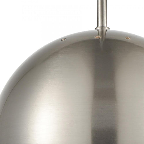 Elk Salt Rim 1 Light MINI PENDANT in Brusjed Nickel Finish Model: D4325