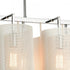 Elk Santa Barbara ISLAND LIGHT in Matte White Polished Chrome Polished Chrome Finish Model: 60155/8