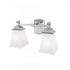 Elk Saphire Sapphire 16 Inch Wide 2 Light Vanity Light in Chrome Model: 9712-CH-SO