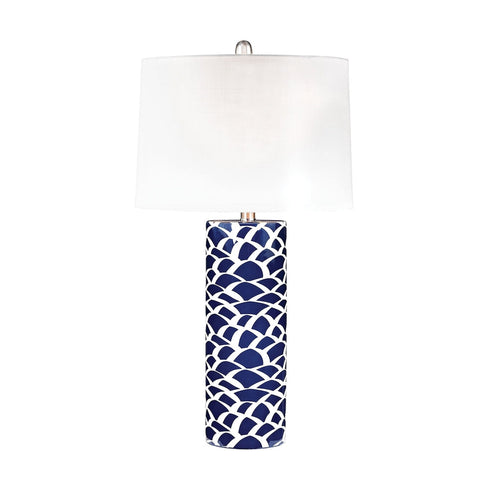 Elk Scale Sketch TABLE LAMP in Navy Finish Model: D2792