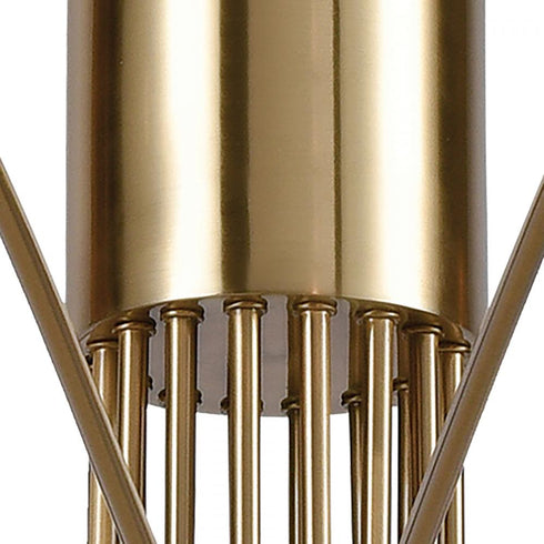 Elk Scarab CHANDELIER in Aged Brass Finish Model: D3875