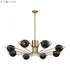 Elk Scarab CHANDELIER in Aged Brass Finish Model: D3875