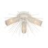 Elk Sea Urchin 20 Inch Wide 3 Light Semi Flush Mount in White Coral Model: 82084/3