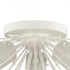 Elk Sea Urchin 20 Inch Wide 3 Light Semi Flush Mount in White Coral Model: 82084/3