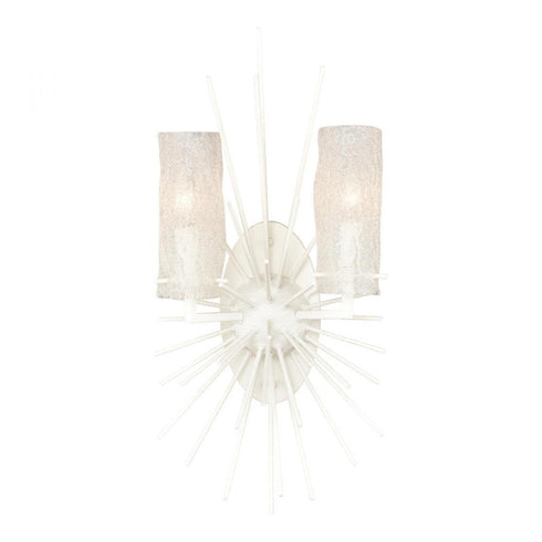 Elk Sea Urchin 21 Inch High 2 Light Sconce in White Coral Model: 82081/2