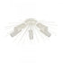 Elk Sea Urchin 32 Inch Wide 5 Light Semi Flush Mount in White Coral Model: 82085/5