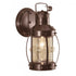 Elk Seafarer 16.25 Inch High 1 Light Outdoor Sconce in Bronze Model: 1105-BR-CL