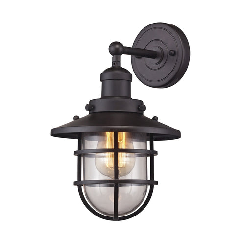 Elk Seaport SCONCE in Oil Rubbed Bronze Finish Model: 66366/1