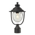 Elk Searsport POST MOUNT in Weathered Charcoal Finish Model: 45042/1
