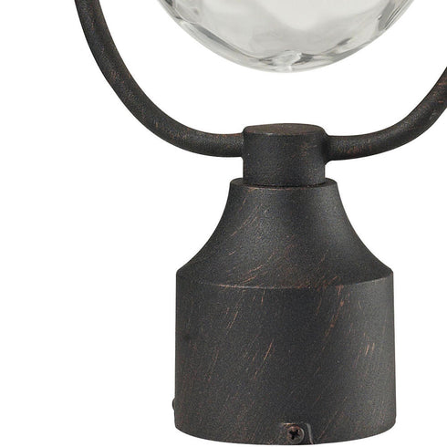Elk Searsport POST MOUNT in Weathered Charcoal Finish Model: 45042/1