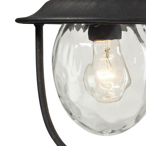 Elk Searsport POST MOUNT in Weathered Charcoal Finish Model: 45042/1
